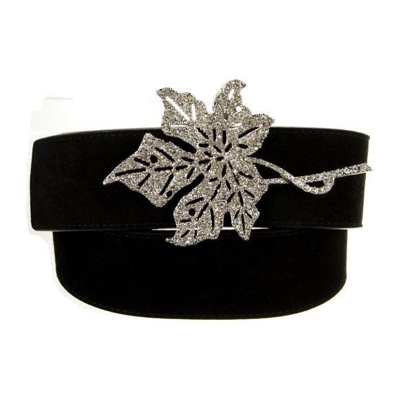 VALENTINO Wide Suede Belt - Picture 2 of 4